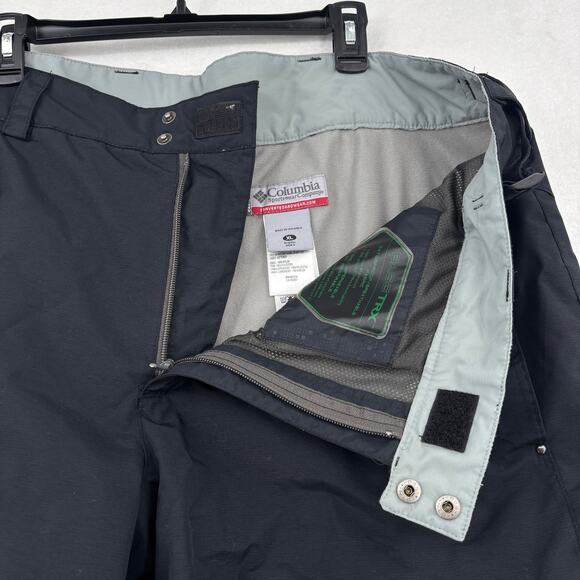 Columbia Convert Snow Pants Mens Size XL Black Base TXR Ski Snowboard Winter - Picture 3 of 16